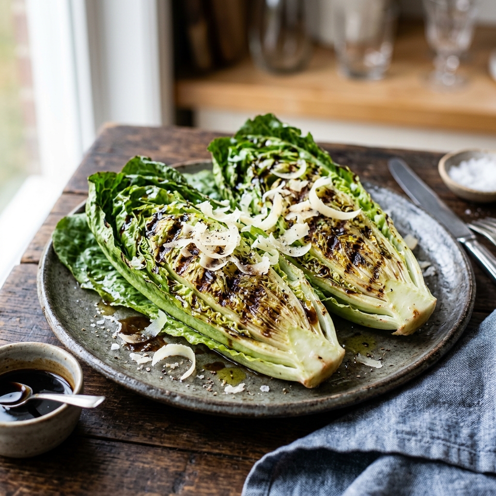 Grilled Romaine Lettuce